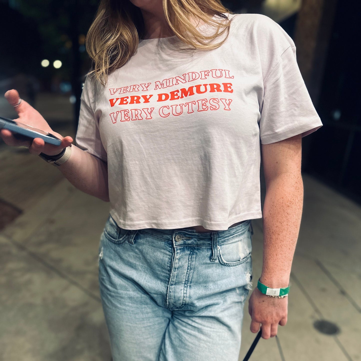 Very Demure Crop Top (More Colors)