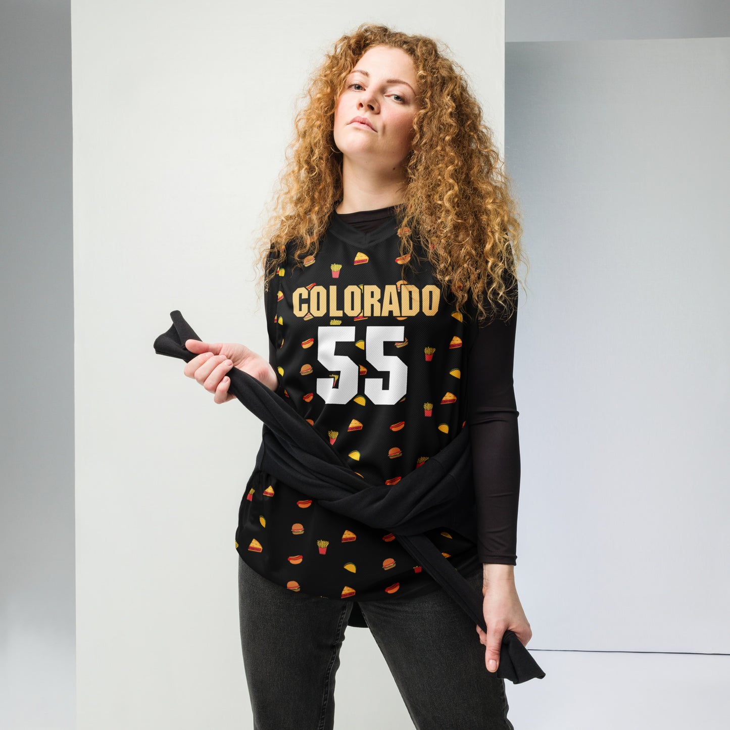 Colorado Black 55 Burgers Jersey