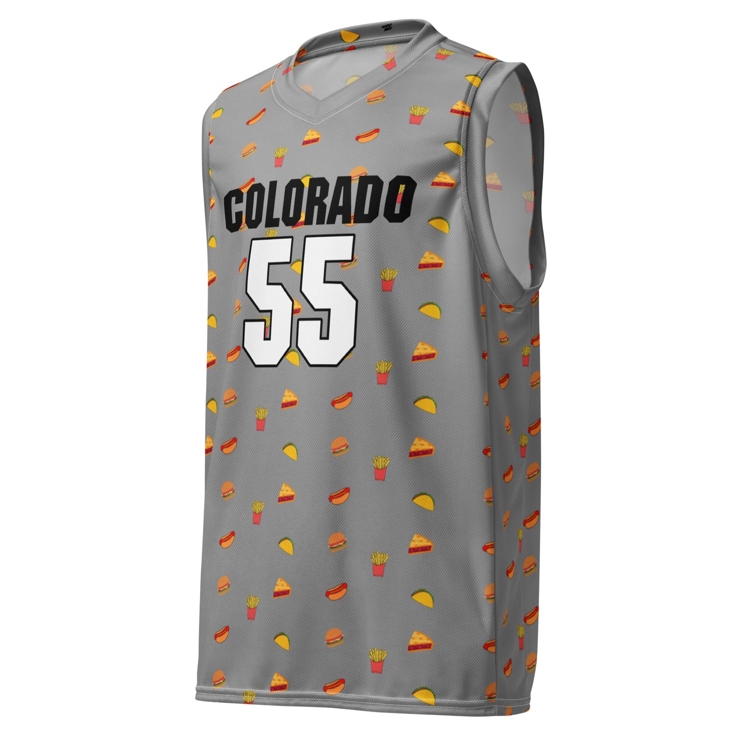 Colorado Gray 55 Burgers Jersey