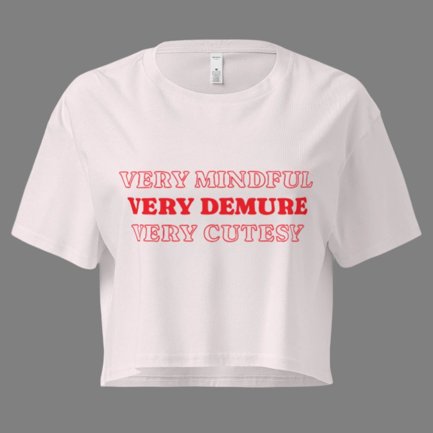 Very Demure Crop Top (More Colors)