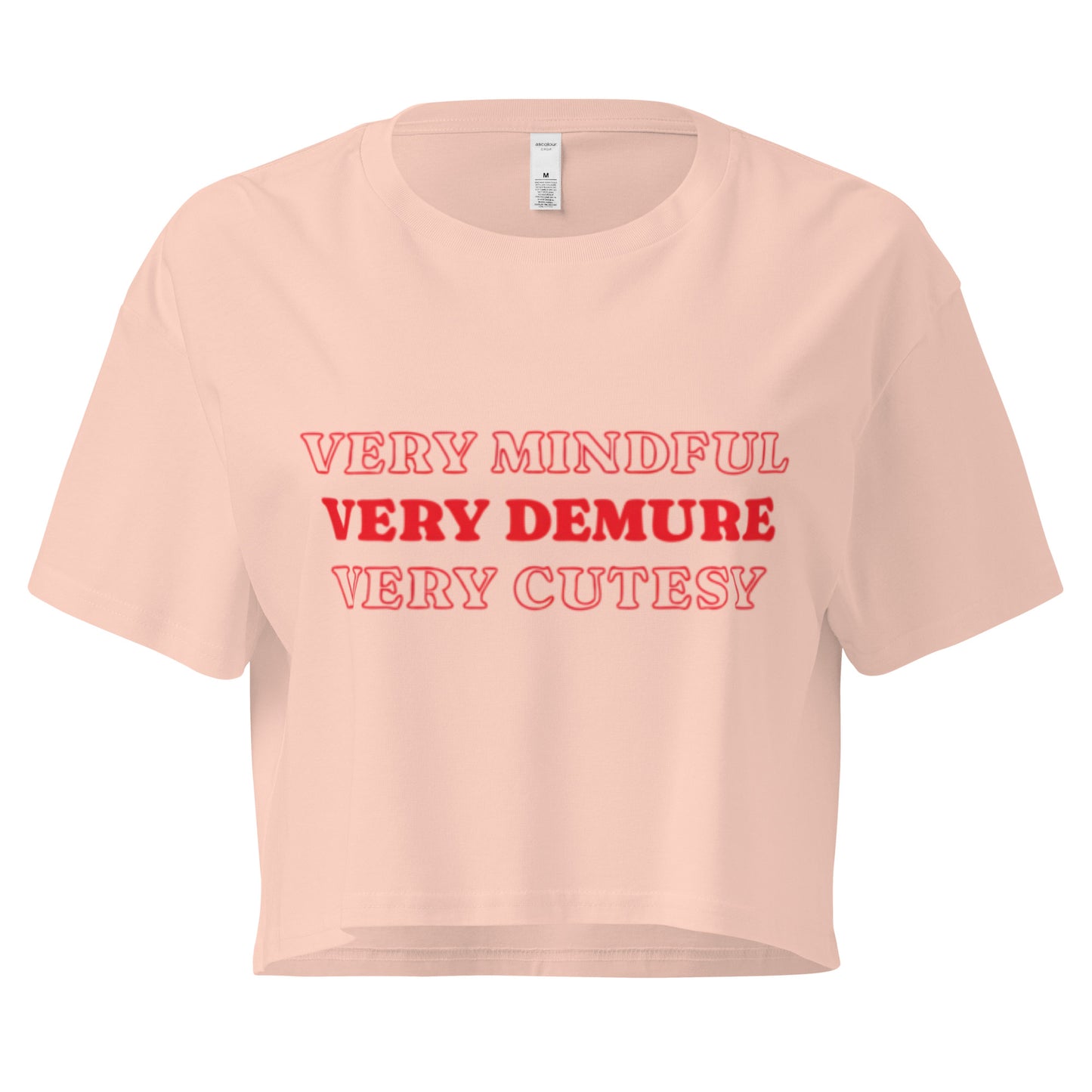 Very Demure Crop Top (More Colors)