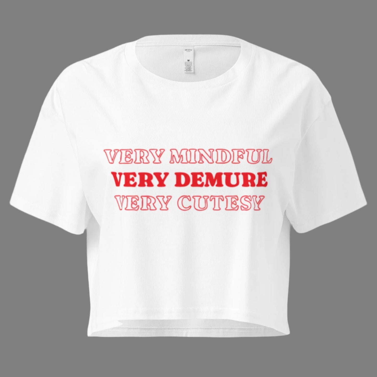 Very Demure Crop Top (More Colors)
